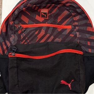 Puma Backpack in Red and Black